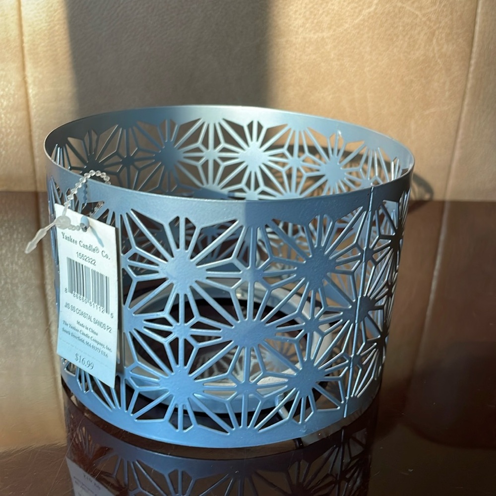 Yankee Candle Matte Grey Candle Holder